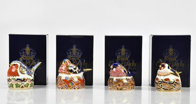 Lot 2462 - ROYAL CROWN DERBY; a collection of four...