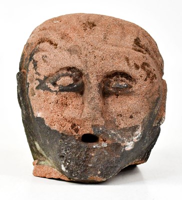 Lot 153 - A Celtic carved sandstone head, circa 1-3CE,...