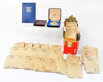 Lot 1212 - A mixed quantity of coins and tokens to...