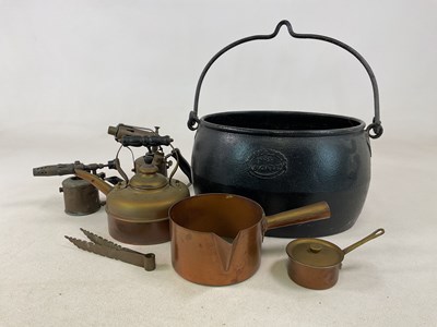 Lot 227 - A quantity of copper, brass and cast iron...