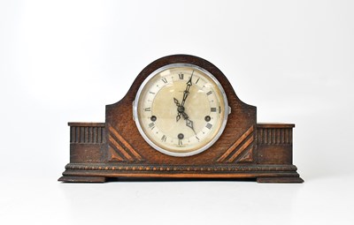 Lot 140 - An Enfield Clock Co, Art Deco Napoleon hat...