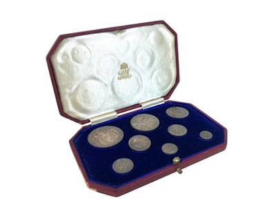 Lot 555 - A George V specimen coin set, 1911, in...