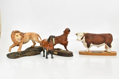 Lot 1610 - BESWICK; a group of four figures comprising...