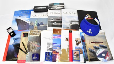 Lot 804 - CUNARD; a collection of memorabilia, to...
