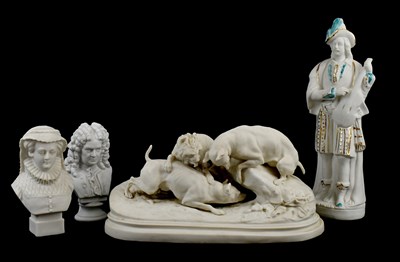Lot 2458 - COPELAND; a 19th century Parian ware figure...