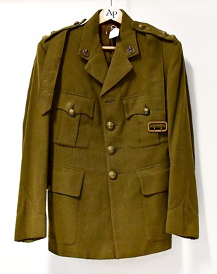 Lot 934 - A Cheshire Regiment uniform jacket, together...