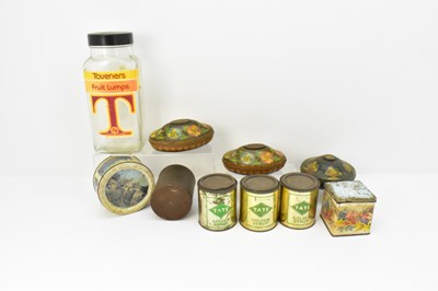 Lot 702 - A vintage Taveners Fruit Lumps glass sweet jar...
