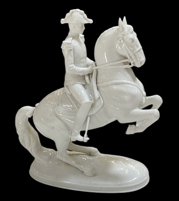 Lot 539 - ROYAL VIENNA; a white glazed porcelain...