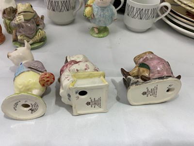 Lot 235 - Six Royal Albert Beatrix Potter figures and...