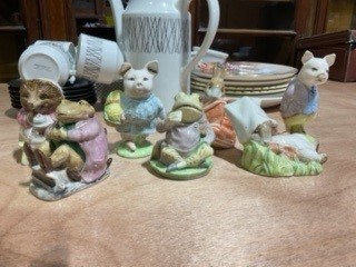 Lot 235 - Six Royal Albert Beatrix Potter figures and...