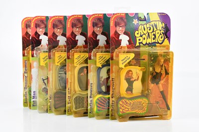 Lot 2049 - Six boxed Austin Powers action figures by...