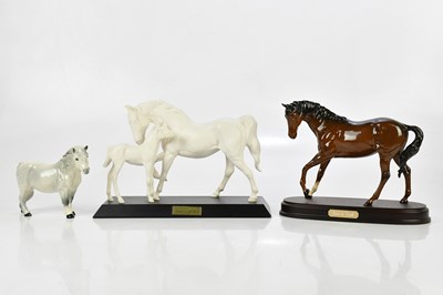 Lot 2519 - ROYAL DOULTON; a model of a horse, 'Spirit of...