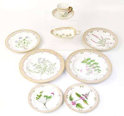 Lot 144 - ROYAL COPENHAGEN; 'Flora Danica' ware,...