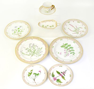 Lot 144 - ROYAL COPENHAGEN; 'Flora Danica' ware,...
