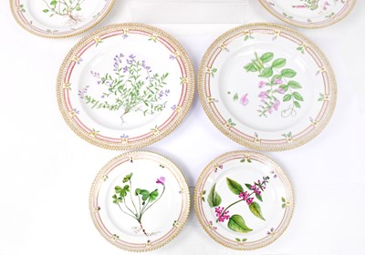Lot 144 - ROYAL COPENHAGEN; 'Flora Danica' ware,...