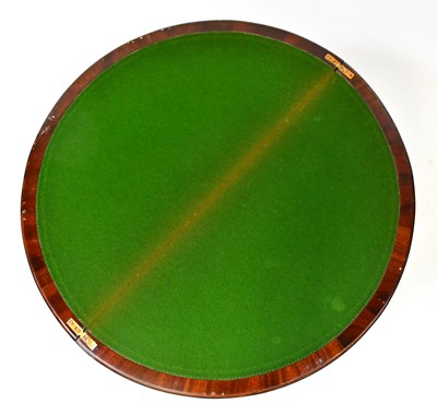 Lot 15 - An early 20th century mahogany demi-lune...