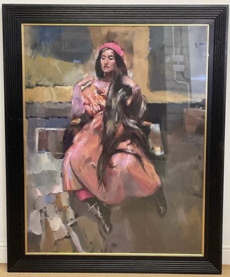 Lot 511 - ROBERT OSCAR LENKIEWICZ (1941-2002); a large...