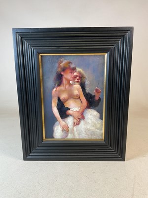 Lot 515 - ROBERT OSCAR LENKIEWICZ (1941-2002); oil on...