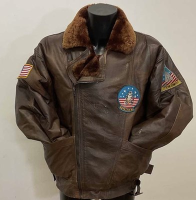 Lot 162 - A leather jacket designed to resemble an...