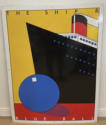 Lot 114 - DAN FERN; a rare late 20th century enamelled...