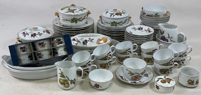 Lot 268 - ROYAL WORCESTER; an extensive part dinner and...
