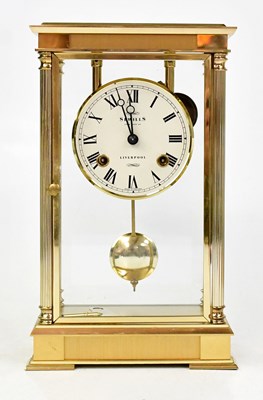 Lot 91 - SEWILLS, LIVERPOOL; a 20th century brass cased...