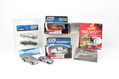 Lot 328 - CORGI; various diecast cars relating to James...