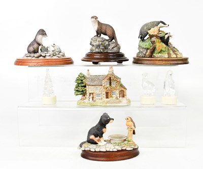 Lot 685 - BORDER FINE ARTS; four models of animals,...