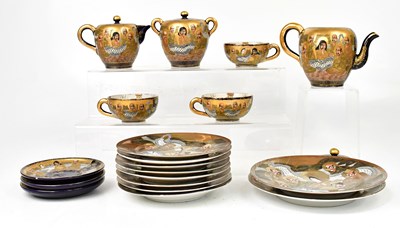 Lot 150 - A 20th century Shōwa period gilt-heightened...