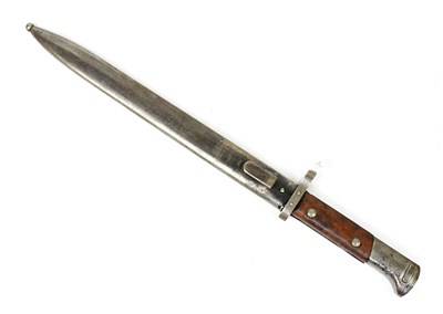 Lot 832 - A Czechoslovakian VZ-24 knife bayonet, the...