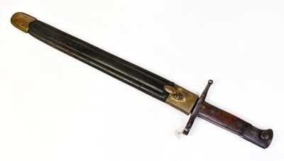 Lot 837 - An Italian M1891 Carcano bayonet, the 29.5cm...