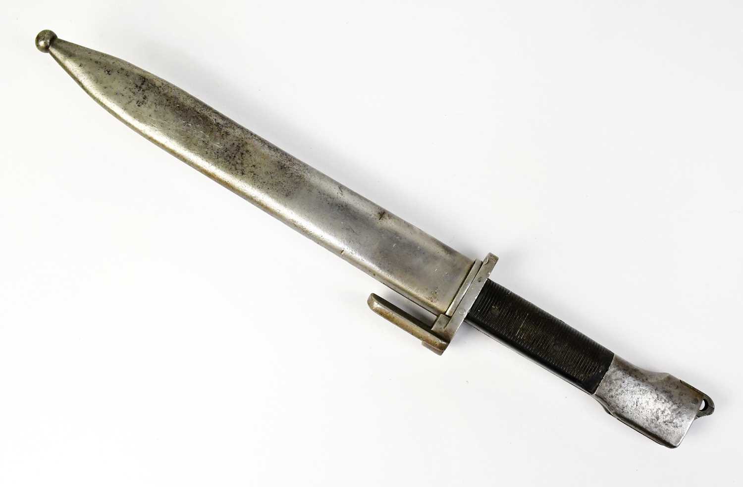 Lot 833 - A Belgian FAL Type A knife bayonet, with...