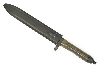 Lot 834 - A unissued Turkish G3 knife bayonet, with 24cm...