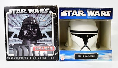 Lot 566 - STAR WARS; a Clone Trooper helmet, and Star...