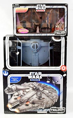 Lot 615 - STAR WARS; three boxed 'The Original Trilogy...