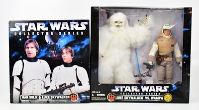 Lot 619 - STAR WARS; two boxed Collector Series figure...