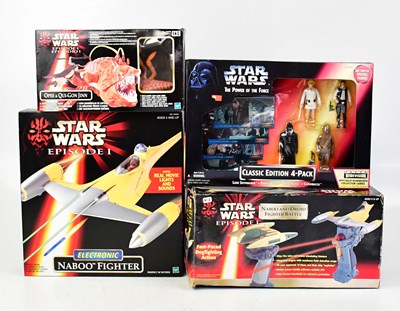 Lot 589 - STAR WARS; four boxed items, comprising 'Star...