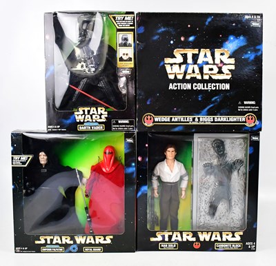 Lot 588 - STAR WARS; four Action Collection boxed...