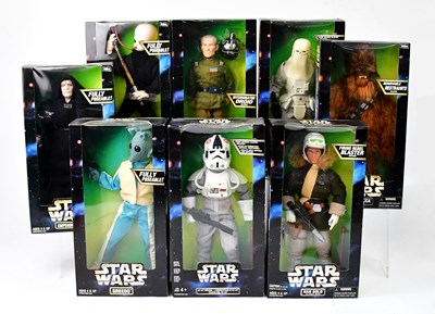 Lot 586 - STAR WARS; eight Action Collection boxed...