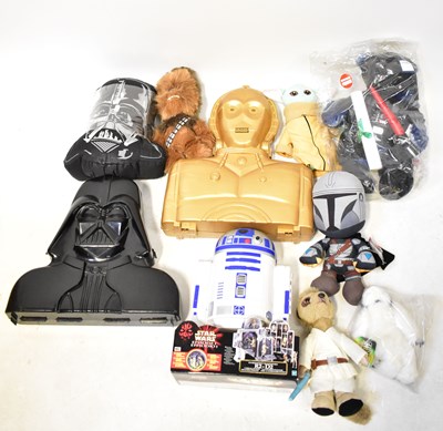 Lot 616 - STAR WARS; three carry case sets, comprising...