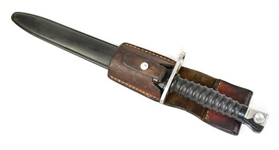 Lot 844 - WAFFENFABRIK BERN; a Swiss M1957 knife bayonet,...