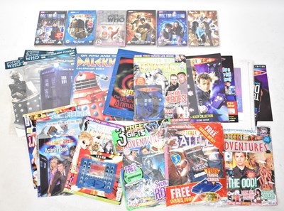 Lot 510 - DOCTOR WHO; a quantity of magazines, mini...