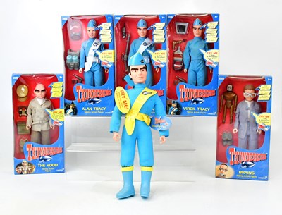 Lot 642 - THUNDERBIRDS; five boxed talking action...