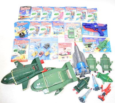 Lot 647 - THUNDERBIRDS; various carded figures and play...