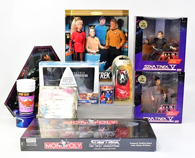 Lot 557 - STAR TREK; collectible items, including Barbie...
