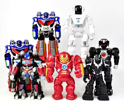 Lot 549 - ROBOTS; seven various robots, including...