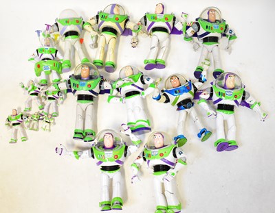 Lot 454 - TOY STORY; ten loose Buzz Lightyear plastic...