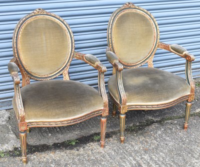 Lot 26 - A pair of late 19th century French style...