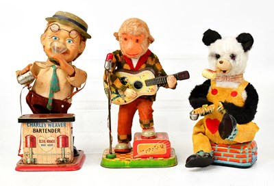 Lot 639 - Three Japanese mechanical toys, an ALPS...