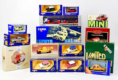 Lot 321 - CORGI; fifteen boxed diecast vehicles,...